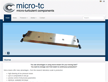 Tablet Screenshot of micro-tc.com
